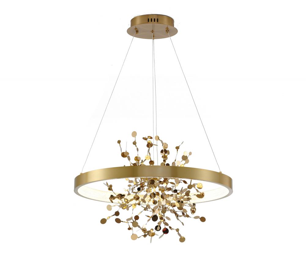 LED Chandelier Sand Gold